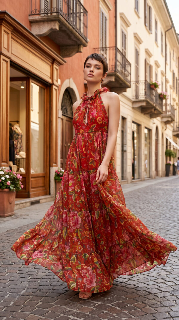 AC14B28F-CDFC-4E31-BDF7-CCC3383DEE0B Jana Silk Boho Dress Flowers