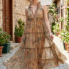 Jana Silk Boho Dress