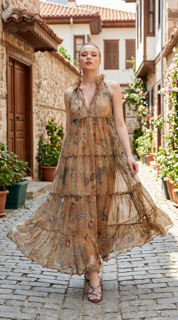 Jana Silk Boho Dress