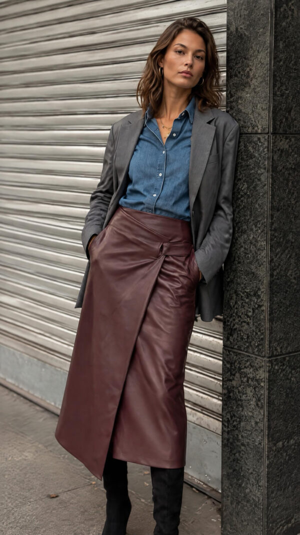 04F008ED-3CA8-462D-B616-D4EB46539665 Jana Skirt Bordo