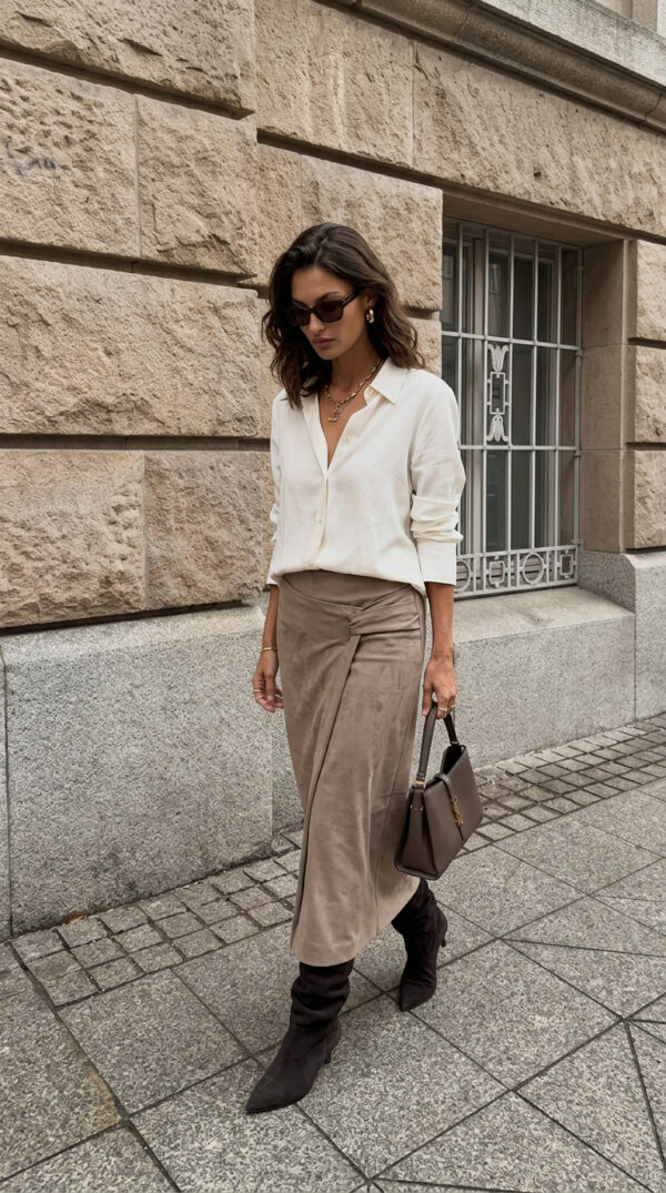 6346CE1E-6502-4EBE-9CFE-BACB12D32614 Jana Skirt Süet