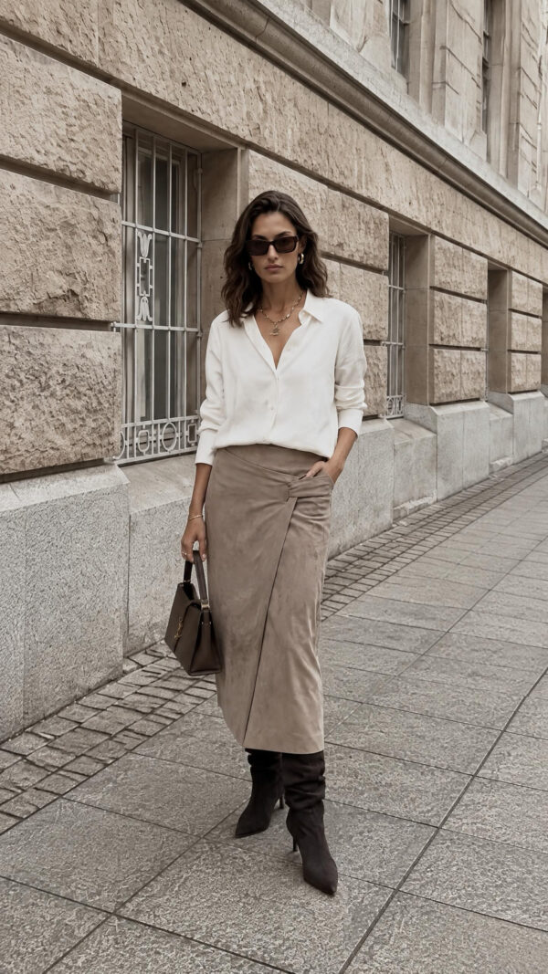 92106493-63FA-4960-89D4-B6CFC675D711 Jana Skirt Süet